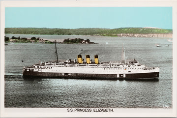 SS 'Princess Elizabeth' Steamship BC Postcard