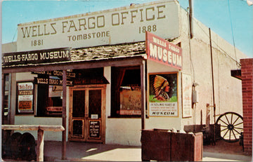 Tombstone Arizona Wells Fargo Stage Office Postcard
