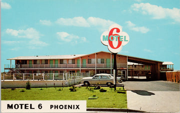 Motel 6 Phoenix AZ Arizona Van Buren Postcard