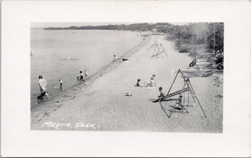 Meota Saskatchewan Beach Scene Postcard