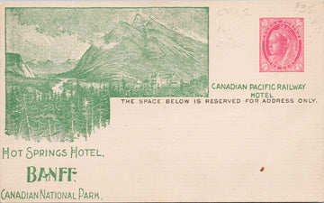 Hot Springs Hotel Banff Alberta Postcard