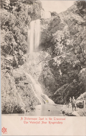 Waterfall Transvaal near Krugersdorp South Africa Postcard