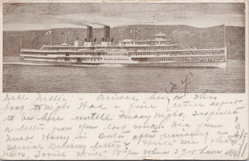 Hudson River Dayline Hendrick Hudson Steamer Postcard 