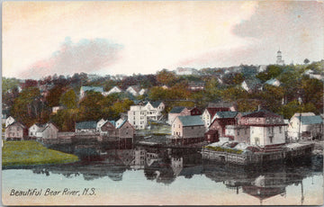 Bear River Nova Scotia Postcard 