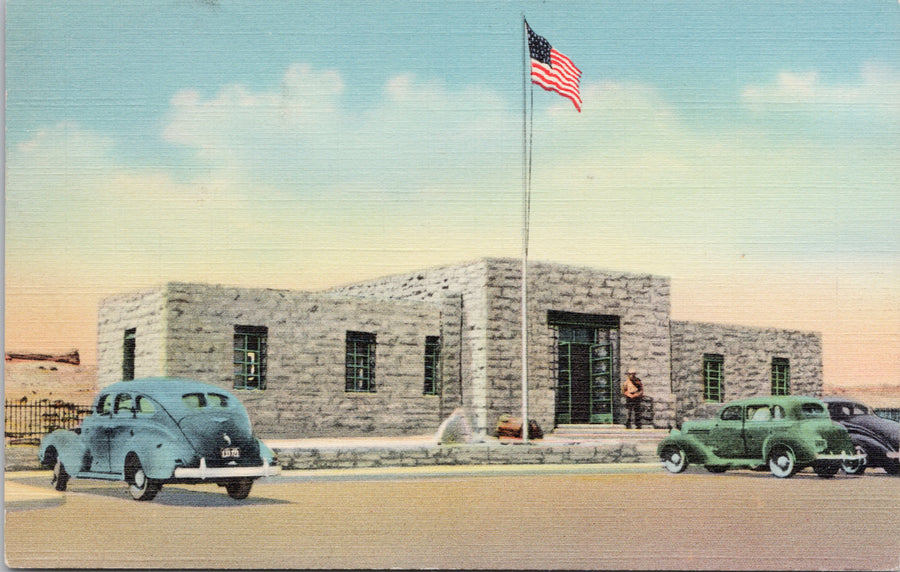 Administration Building Petrified Forest AZ Arizona Postcard 