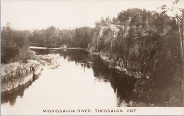 Mississauga River Thessalon Ontario Postcard