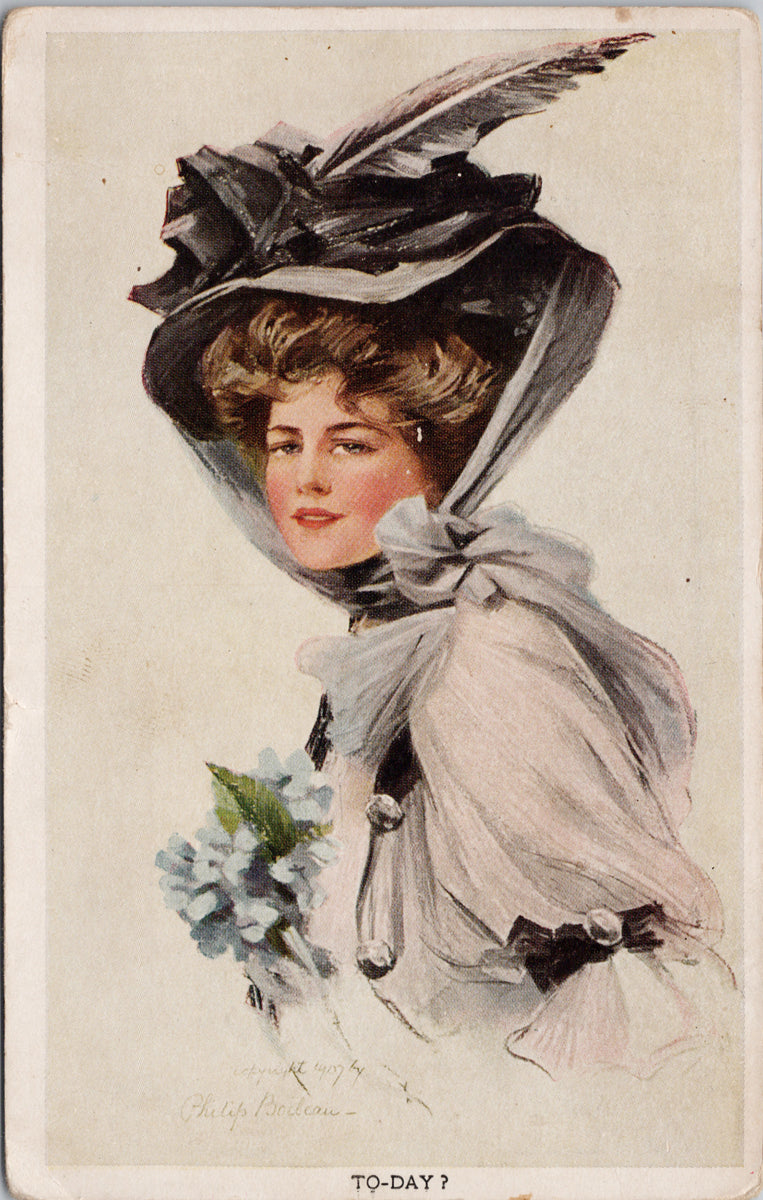 Philip Boileau Artist To-Day Elegant Fashionable Woman Postcard 