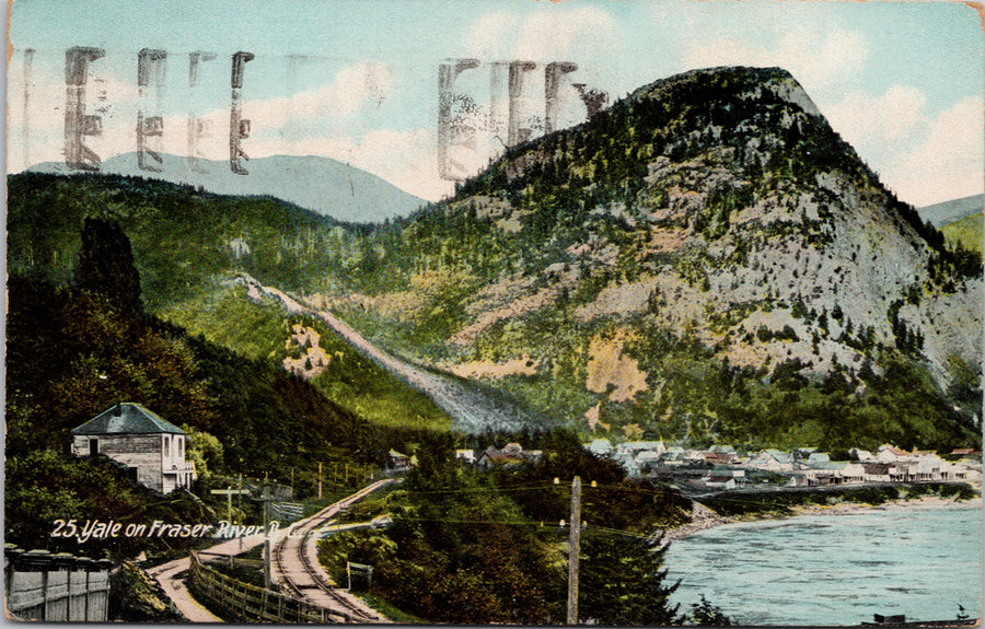 Yale on Fraser River BC Postcard