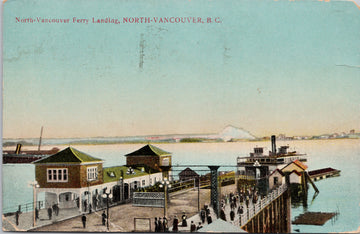 North Vancouver BC British Columbia Ferry Landing Steamer