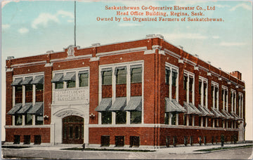 Regina SK Saskatchewan Co-Operative Elevator Co Head Office Postcard