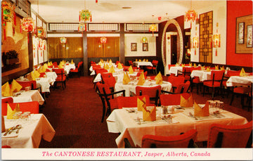 The Cantonese Restaurant Jasper Alberta Postcard 