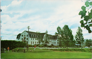 Abitibi Golf Club & Iroquois Hotel Ansonville Iroquois Falls ON Ontario Postcard