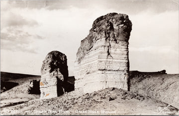 Green River WY Tea Kettle and Sugar Bowl Rocks Postcard 