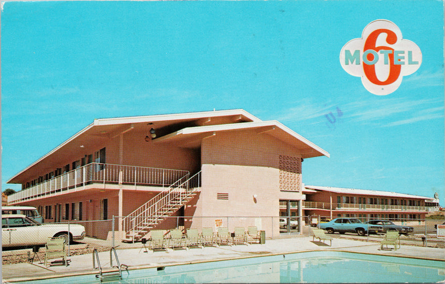 Motel 6 Nogales Arizona AZ 1970s Vintage Postcard