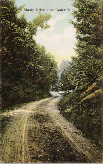 Shady Drive near Goderich Ontario ON c1908 James Thomson Postcard