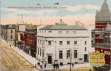 Windsor Ontario Ouellette Avenue c1920 Postcard 