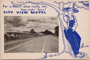City View Motel Williamsport PA Postcard