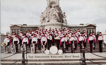 Vancouver Kitsilano Boys Band Buckingham Palace England 1936 Unused Postcard