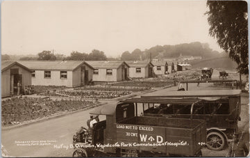 Woodcote Park Convalescent Hospital Military Epsom Surrey Postcard