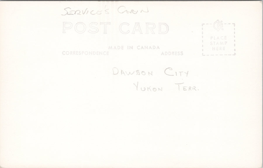 Robert Service's Cabin Dawson Yukon YT Canada RPPC Postcard SP16