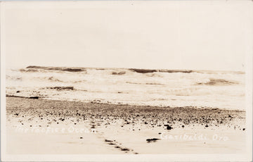 Garibaldi Oregon Pacific Ocean OR RPPC Postcard 