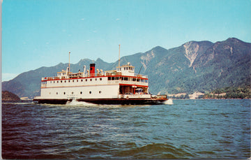 MV 'Bainbridge' Ship Black Ball Ferry British Columbia BC Unused Postcard