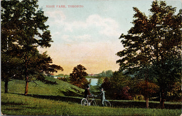 High Park Toronto ON Ontario Bicycles c1906 Postcard
