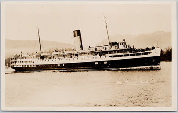 SS 'Princess Alice' Ship Canadian Pacific Steamship Canada Unused Gowen Sutton RPPC Postcard 