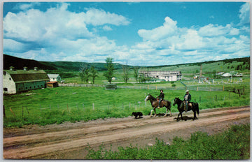 Williams Lake BC Cariboo Ranch Hands Cariboo Indian Residential School British Columbia Canada Unused Postcard