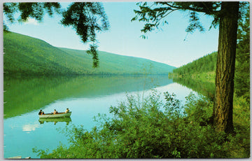 Fisherman's Paradise Cache Creek BC area Cariboo Canada Fishing Postcard 