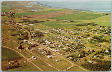 Duck Lake Saskatchewan SK Sask Aerial View Unused Vintage Postcard 