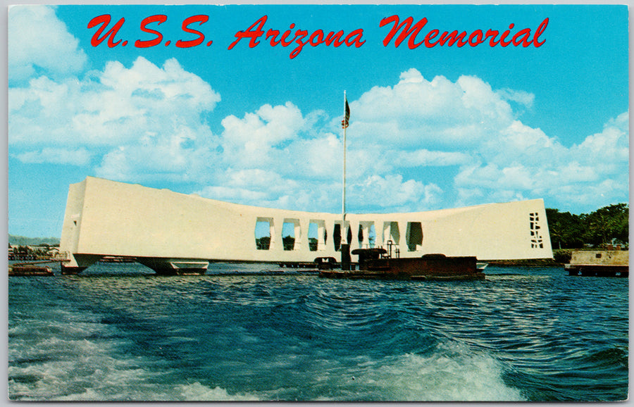 USS Arizona Memorial Pearl Harbor Hawaii HI Unused Postcard