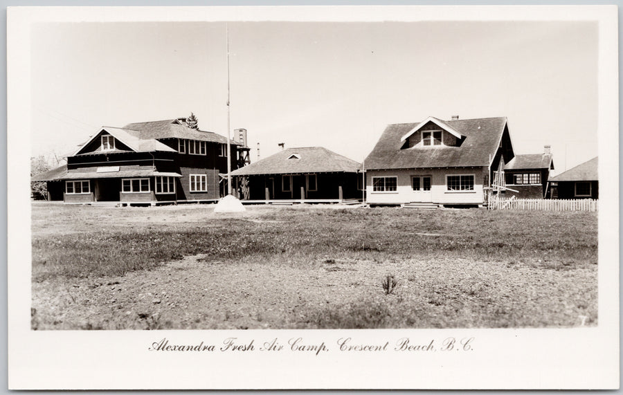 Crescent Beach BC Alexandra Fresh Air Camp Postcard 