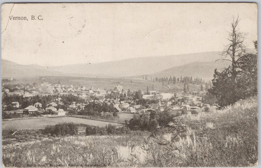 Vernon BC British Columbia Postcard 