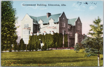 Government Building Edmonton Alberta Postcard 