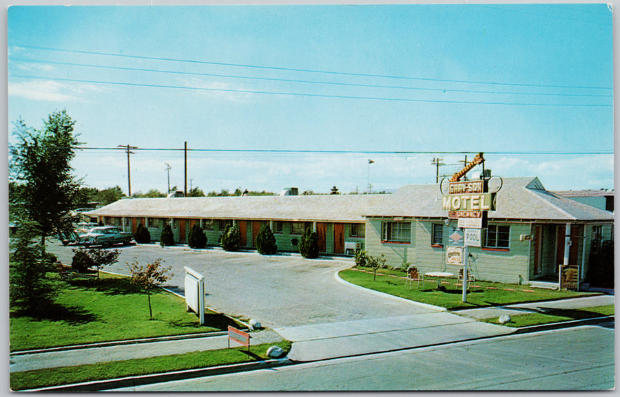 Gray-Son Motel Las Vegas NV Nevada Unused Vintage Postcard 