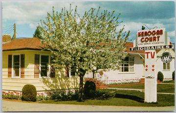 Kenogan Court Kelowna BC British Columbia Unused Vintage Postcard