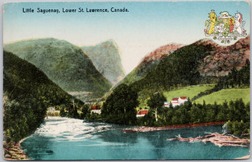 Little Saguenay Lower St. Lawrence QC Quebec Canada Postcard 