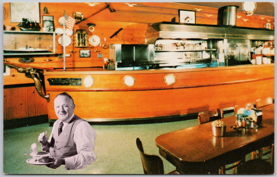 Portland Oregon Oyster Bar Restaurant Louis Wachsmuth Founder Postcard