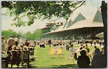 Saratoga Race Track Saratoga Springs NY New York Postcard