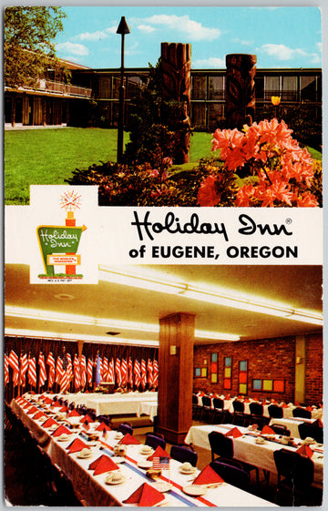 Holiday Inn Eugene Oregon Hotel USA Unused Vintage Postcard