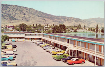 Starlite Motor Hotel Osoyoos BC British Columbia Automobiles Vintage Postcard