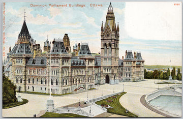 Dominion Parliament Buildings Ottawa Ontario Postcard