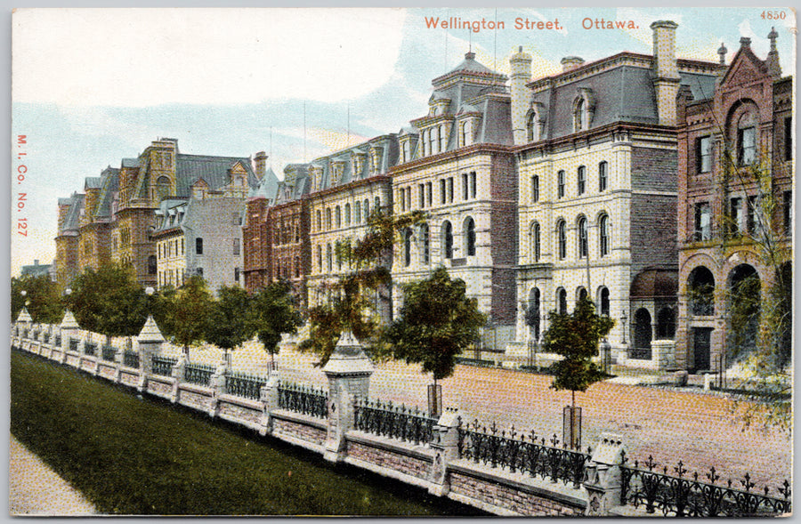 Wellington Street Ottawa Ontario ON ONT Canada Private Postcard