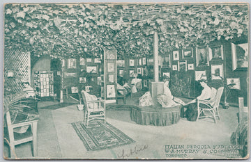 Toronto Ontario Italian Pergola Art Room Murray & Co Advertising Postcard