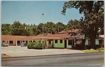 Downtown Motel Eugene Oregon Postcard  