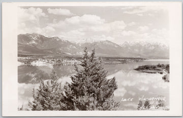 Lake Windermere BC British Columbia Hal Bavin RPPC Postcard 