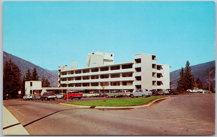 Nelson BC New Kootenay Lake General Hospital British Columbia Postcard