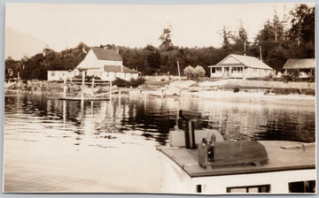 Tofino Harbour BC Vancouver Island RPPC Postcard 