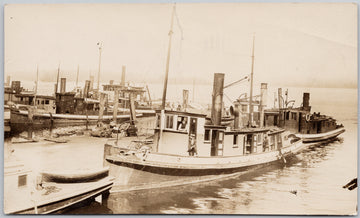 Steam Tug 'City of Lund II' BC British Columbia Canada Postcard